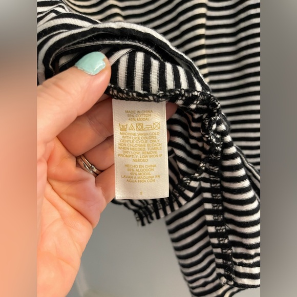 Kate Spade striped pajama top-size small - Picture 5 of 5